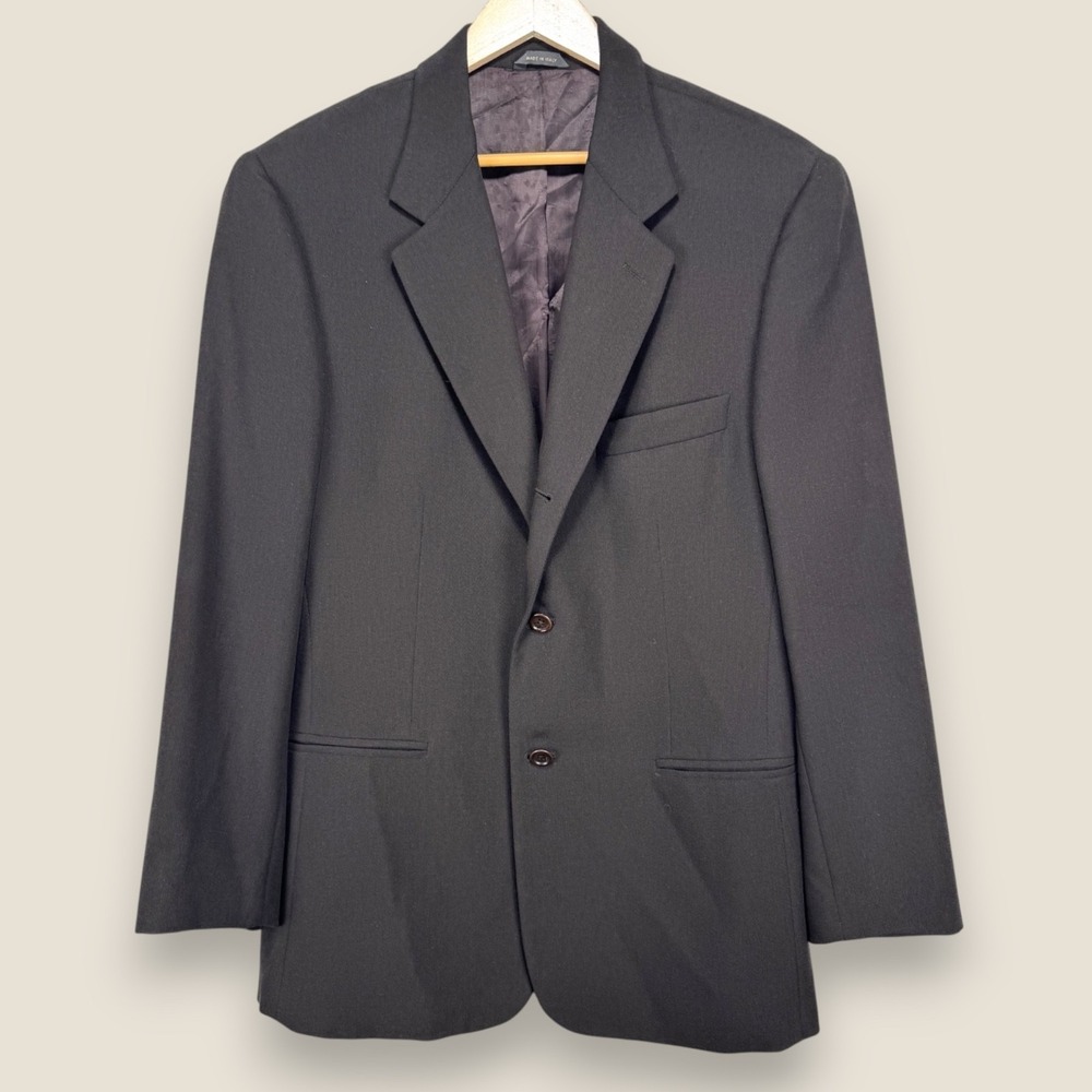 Banana Republic Sport Coat Blazer Men 40S Brown 3 Roll 2 100% Wool Made in Italy